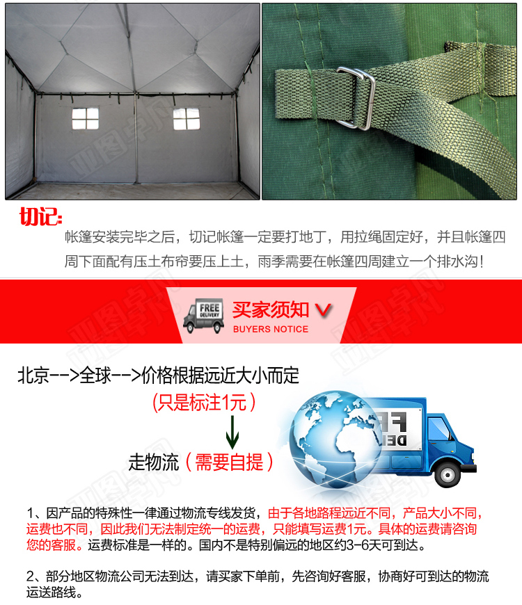 抗震救災帳篷